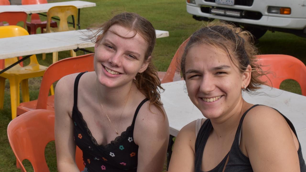 Jamie Kaiser and Rebecca King at the first day of the Gympie Show, 2022.