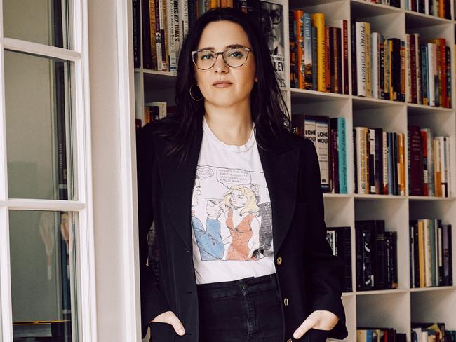 EMBARGO FOR TWAM 04 MARCH 2023. FEE MAY APPLY. LOS ANGELES, CA - JANUARY 19: Bari Weiss poses for a portrait for The Times on January 19, 2023 in Los Angeles, California. (Photo by Leigh Keily/Contour RA by Getty Images)