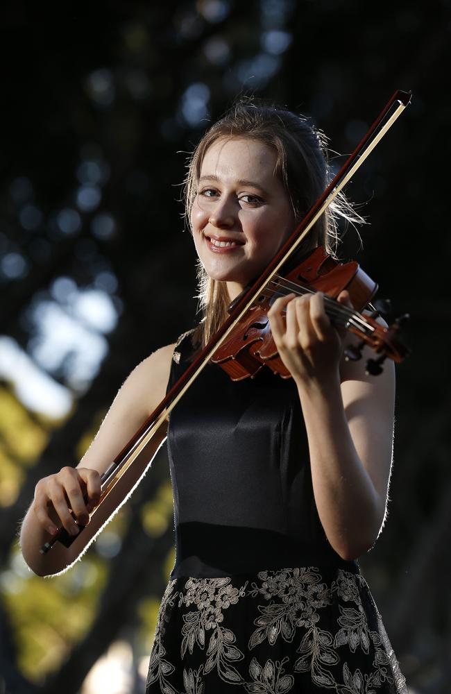 Talented violinist Grace Clifford. Picture: Josh Woning