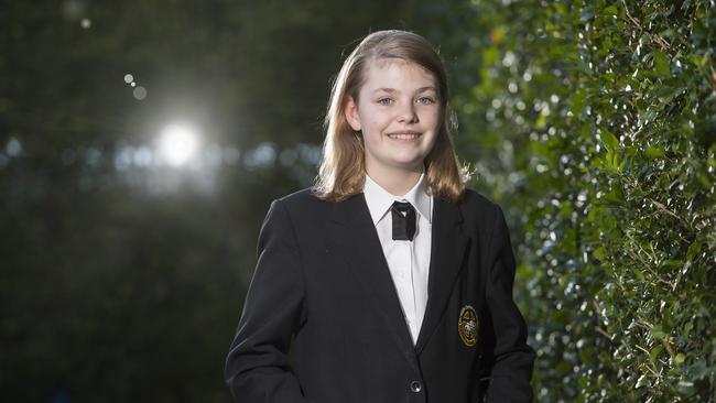 Zara Matthews, 12, from St Philip’s Christian College was the Fred Hollows Foundation's NSW junior ambassador last year. (NEWS LOCAL / Troy Snook)