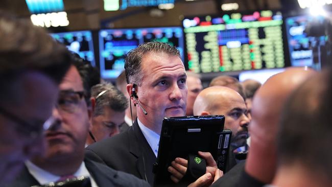 A rise in oil prices sparked gains in US stocks. Picture: Spencer Platt/Getty Images/AFP.