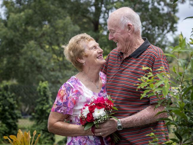 John and Robyn Flanigan enjoy living at Halycon Glades in Caboolture.    Friday, February 8, 2019. (AAP Image/Renae Droop)