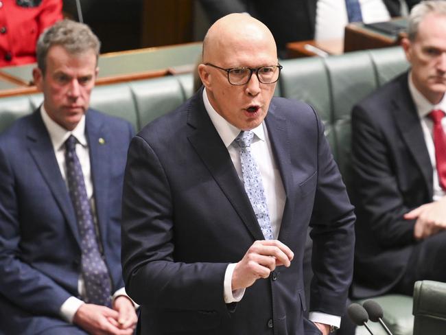 CANBERRA, Australia - NewsWire Photos - August 15, 2024: Leader of the Opposition Peter Dutton at Parliament House in Canberra. Picture: NewsWire / Martin Ollman