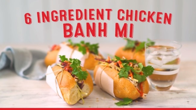 6 ingredient Chicken Banh Mi