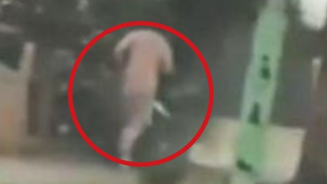 A jogger has left residents of an inner-western street shocked with an X-rated act. Picture: 7NEWS