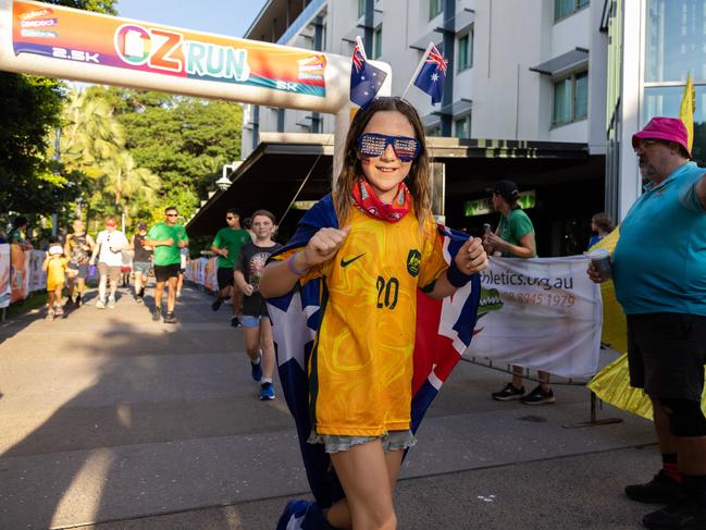 Oz Run held in the morning of Australia Day, January 26, 2025, at the Darwin Waterfront. Picture: Pema Tamang Pakhrin