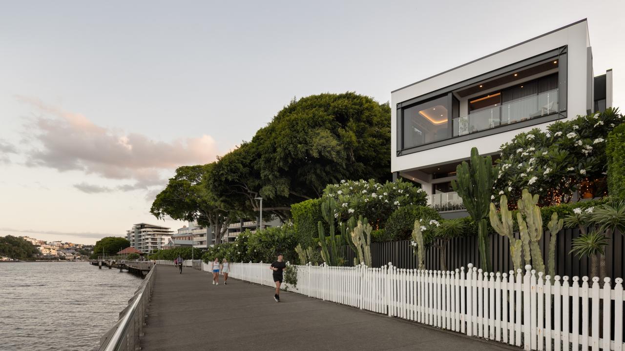 This property at 89 Welsby St, New Farm, sold for $18m. Image supplied by Place New Farm.