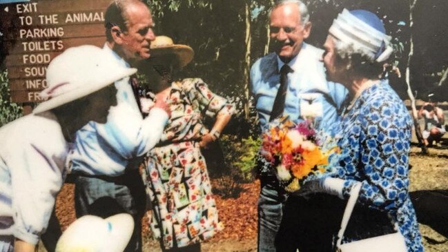 The Queen in Dubbo, 1992 — Taronga Western Plains Zoo. Picture: Taronga Western Plains Zoo