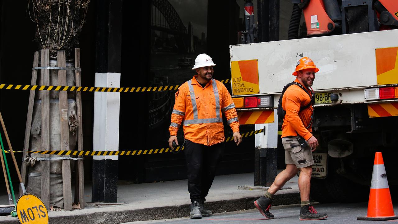 The construction shutdown is the first in the pandemic. Picture: Gaye Gerard/NCA NewsWire