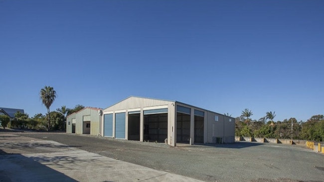 Sheds on a part of the site. PHOTO: McGees Property