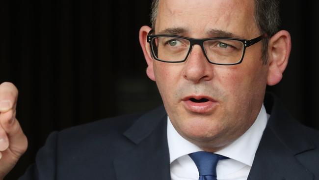 Victorian Premier Daniel Andrews said the state wouldn’t be moving on international borders prior to a national cabinet decision. Picture: NCA NewsWire / David Crosling