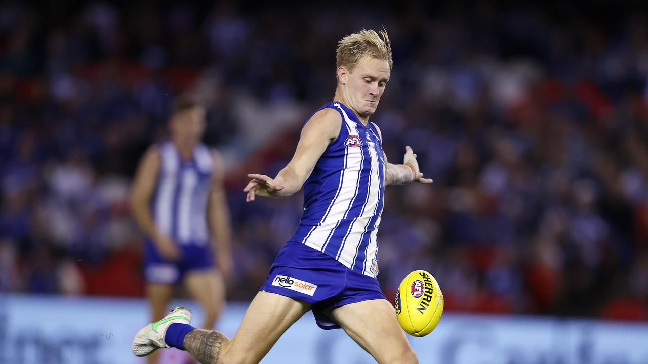 Jaidyn Stephenson had a promising first season at Arden St. Picture: Michael Klein