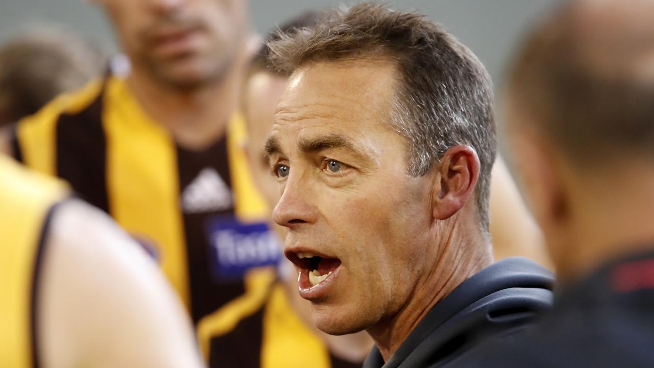 Hawks coach Alastair Clarkson has addressed claims he will leave the club for a $2 million a year deal at Carlton. (Photo by Dylan Burns/AFL Photos)