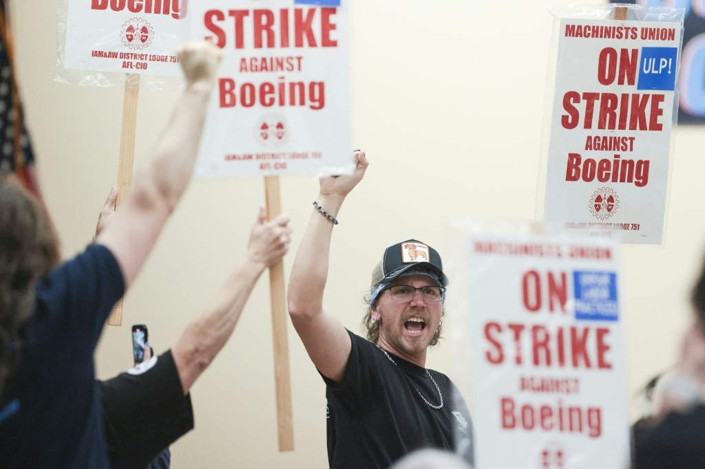 Boeing workers overwhelmingly vote to strike, reject contract