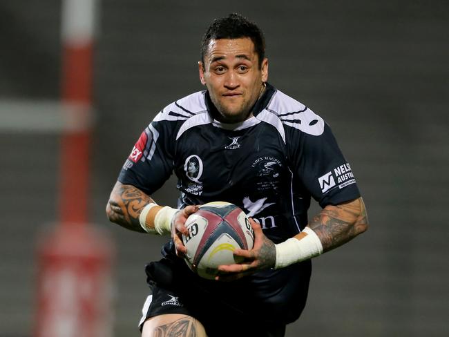 Former Wallaby Richard Kingi will play for the Gold Coast Cyclones against Darling Downs tomorrow. Picture: AAP/David Clark