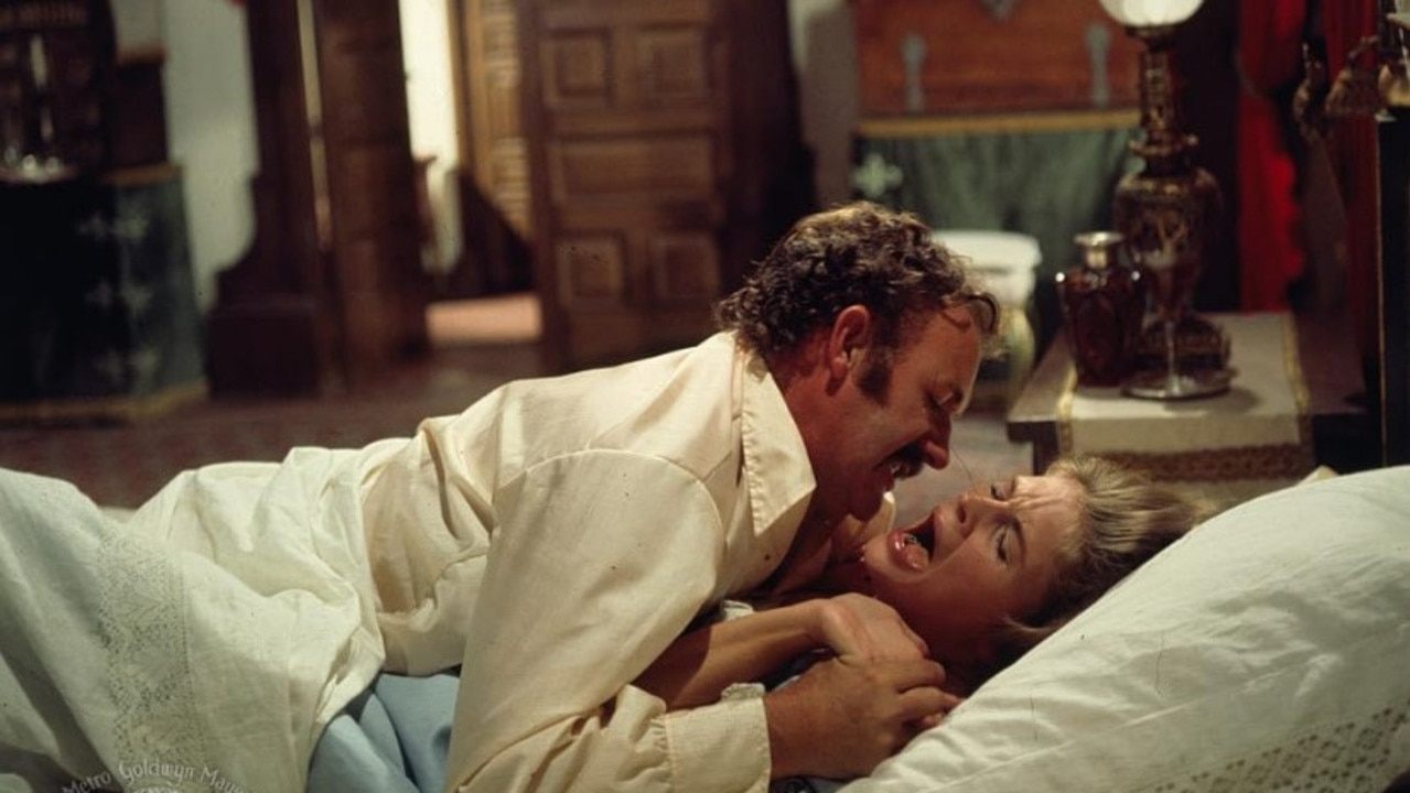 #54: Brandt Ruger in The Hunting Party (1971) - Hackman played a sexually sadistic cattle baron goes on a trip, only for his wife to be kidnapped by outlaws. He then tries to hunt down the men who snatched his wife.