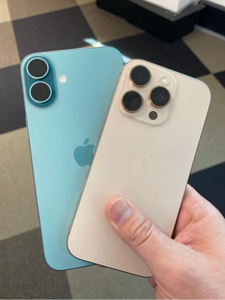 The iPhone 16 Plus and iPhone 16 Pro are out now. Picture: Troy Nankervis