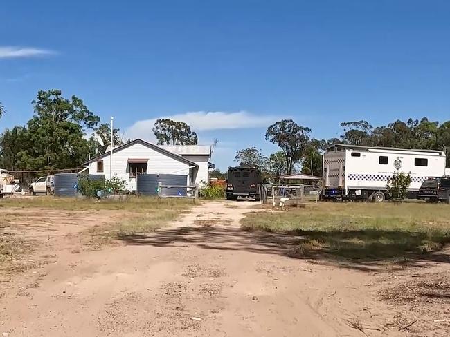 Footage of inside the Train family's Wieambilla property. Picture: QPS