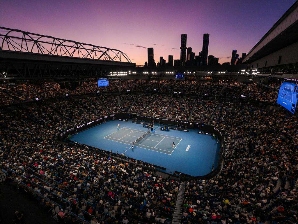 A packed out Rod Laver Arena during the 2024 Australian Open. Picture: Morgan Hancock