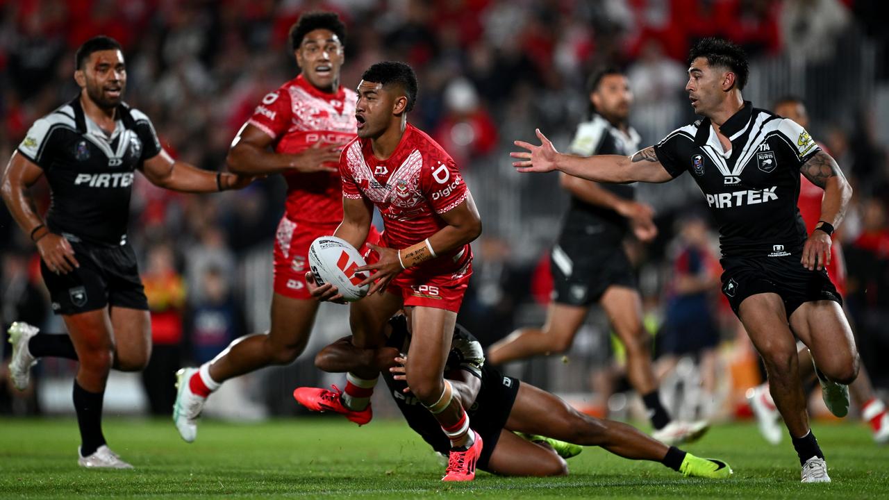 Isaiya Katoa produced the decisive moment of the match. (Photo by Hannah Peters/Getty Images)