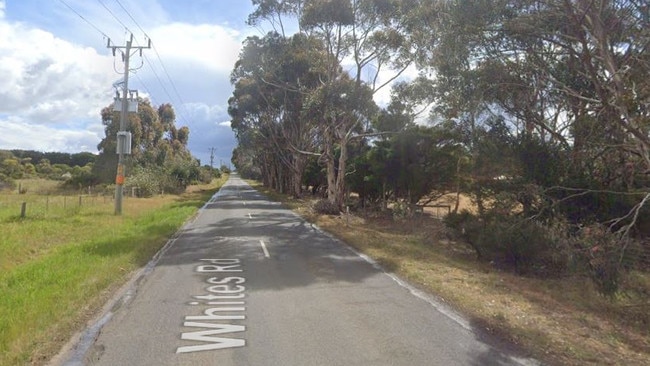 A man was lying in the middle of the road before he stole a woman's bag in Mount Duneed.