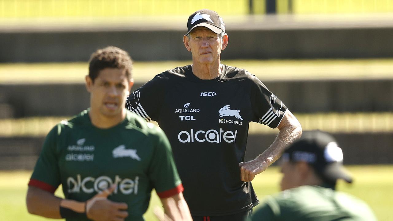 South Sydney coach Wayne Bennett is in the final year of his contract. Picture: Phil Hillyard