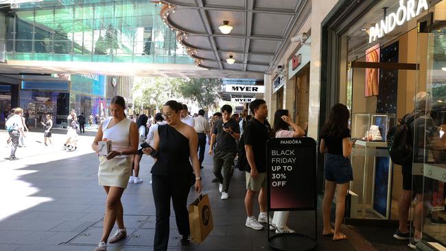 ASX retailers are gearing up for their biggest sales weekend across the country. Picture: Gaye Gerard