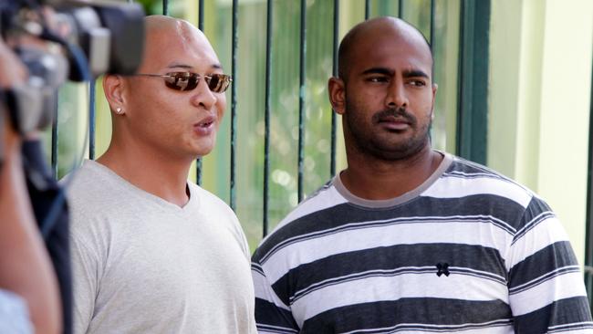 Andrew Chan and Myuran Sukumaran. Picture: AP