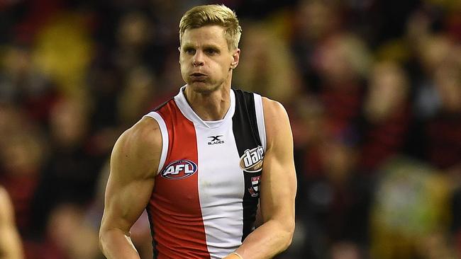 Nick Riewoldt and the key forwards find it hard to poll highly on Brownlow night. Picture: AAP