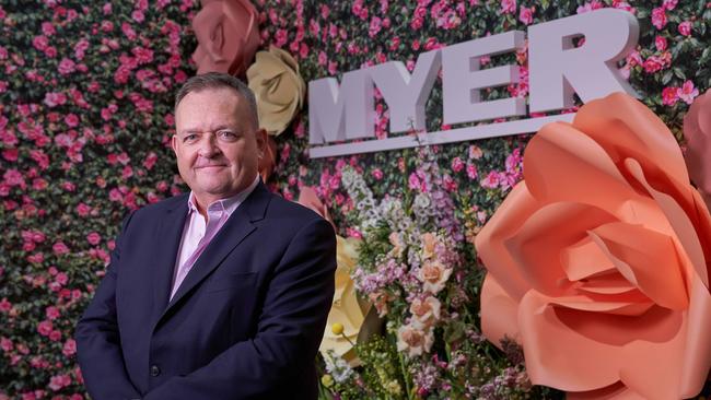 Myer CEO John King. Picture: Stefan Postles