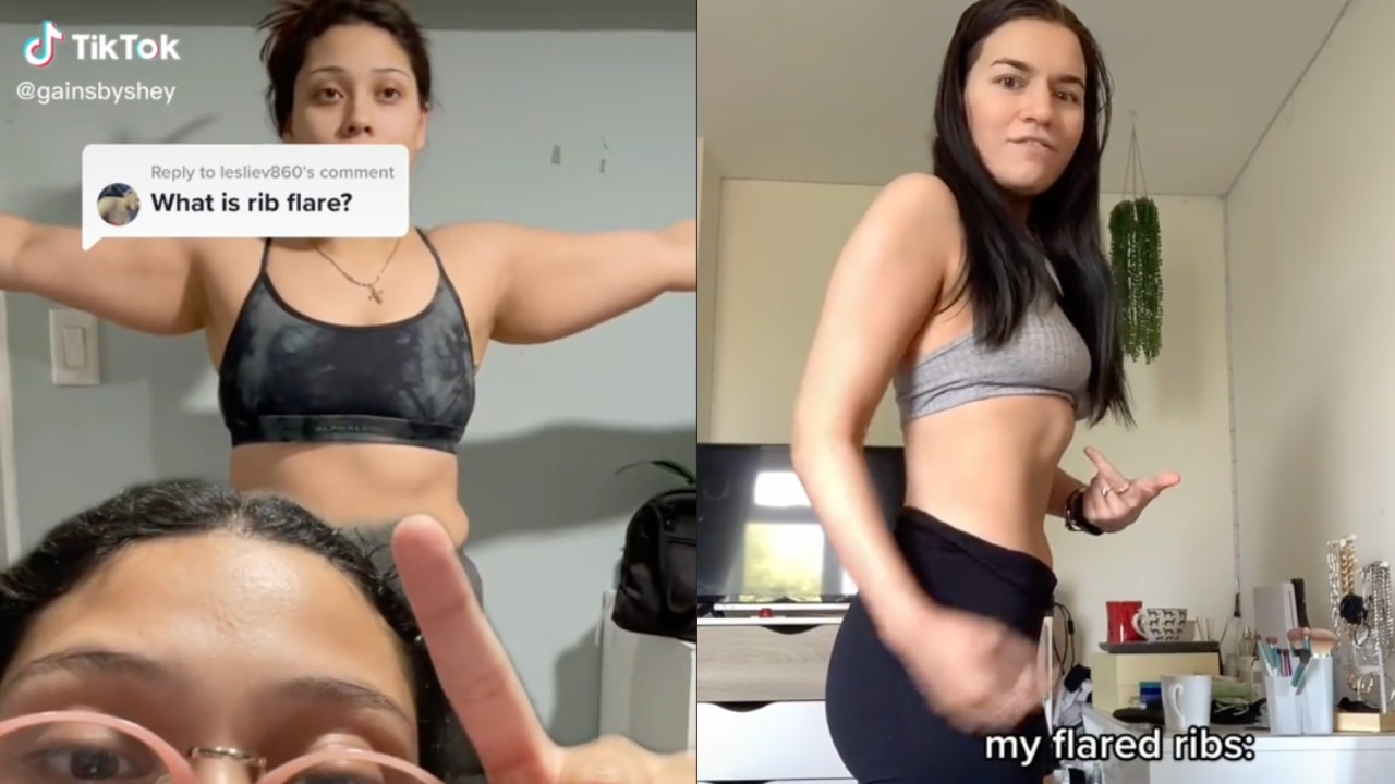 Rib flares are the latest 'flaw' on body image that TikTok is telling women  to 'fix