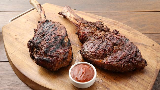 A perfectly cooked steak and a bottle of shiraz is a match made in heaven. Picture: Jeff Camden