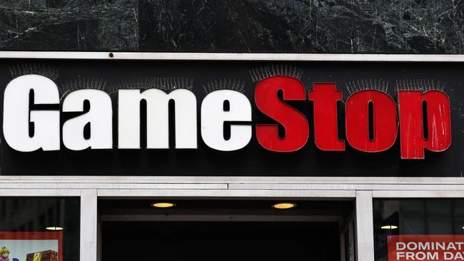 Videogame chain GameStop is at the centre of a David vs Goliath battle on Wall Street. Picture: Getty Images