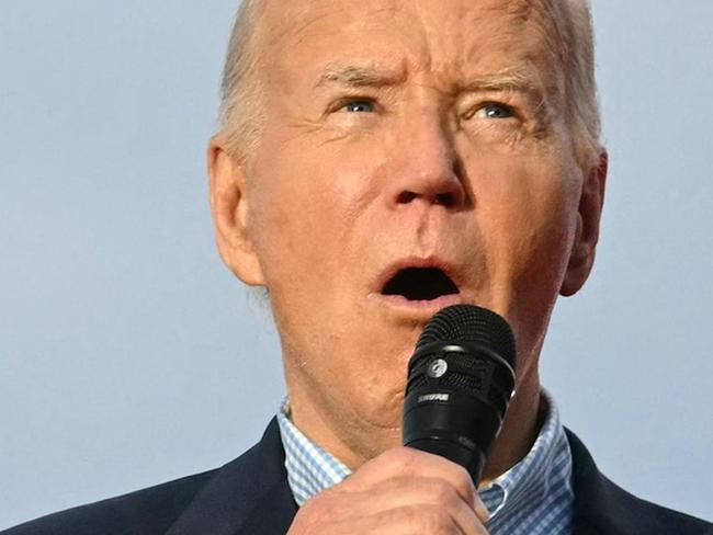 US President Joe Biden speaks during a Fourth of July celebration for military and veteran families, caregivers, and survivors, on the South Lawn of the White House in Washington, DC, on July 4, 2024. (Photo by Mandel NGAN / AFP) / ALTERNATE CROP