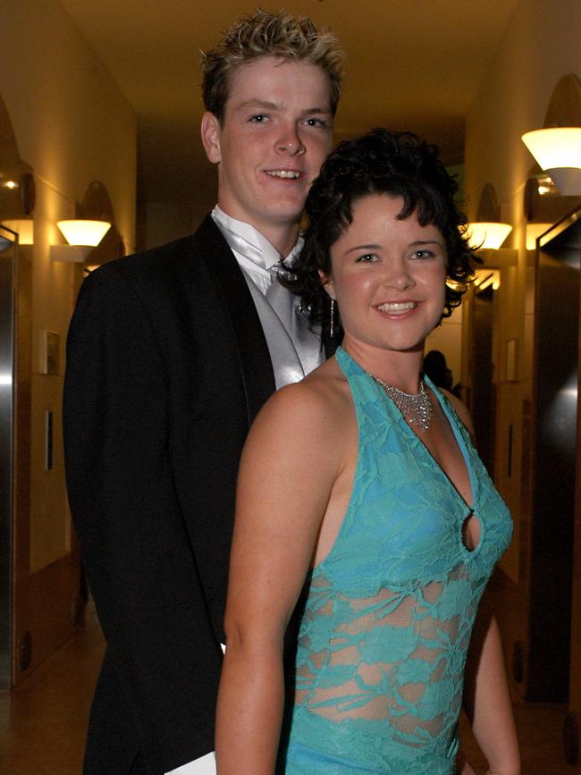 MAY 28, 2005: Reporter: Jasmine Griffiths. Hillcrest Christian College formal at the Crowne Plaza, Surfers Paradise. Alistair Park 17 years and Melanie Willows 17 years. PicFiona/Harding