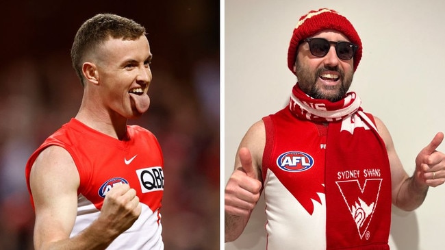 Dane Eldridge is a bandwagon Swans fan, and proud of it.