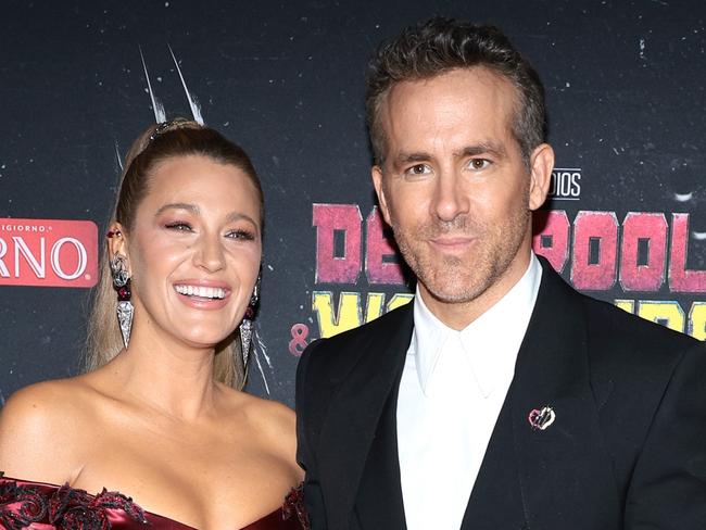 NEW YORK, NEW YORK - JULY 22: Blake Lively and Ryan Reynolds attend the "Deadpool & Wolverine" New York Premiere on July 22, 2024 in New York City. (Photo by Dimitrios Kambouris/Getty Images)