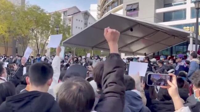 Why China's Covid protesters hold up blank paper