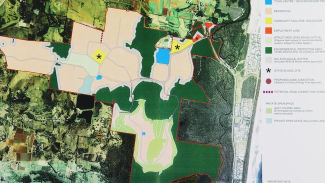 Plans for the Kings Forest development revealed eight years ago.