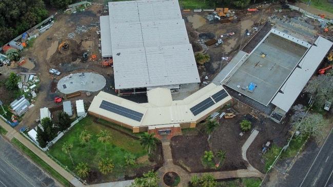 Work on the new Clarence Regional Aquatic Centre. Picture: Supplied