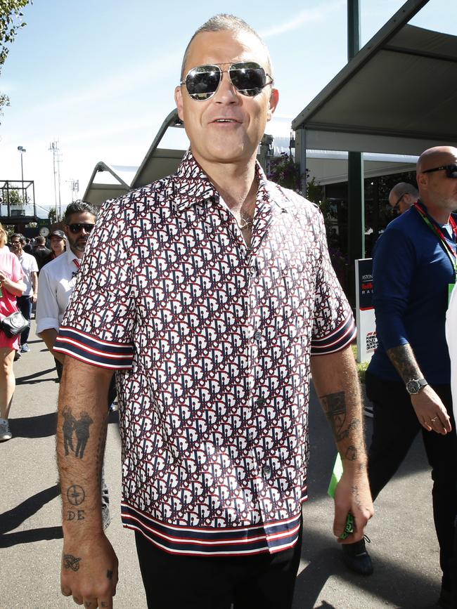 The Grand Prix was to be Robbie Williams only Australian concert in 2020. Picture: David Caird