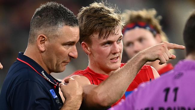 Adem Yze (left) missed out on the Giants’ senior coaching job. Picture: Getty Images