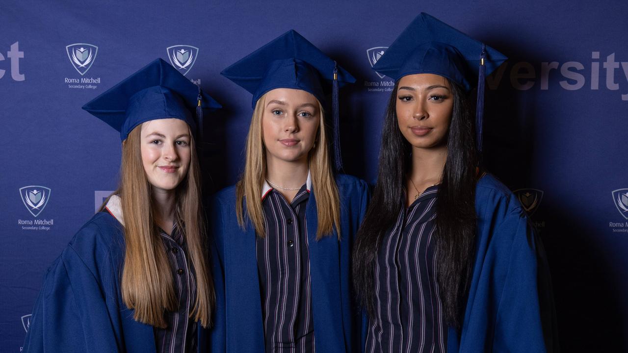 Roma Mitchell Secondary College Graduation at the Adelaide Town Hall. Picture: Ben Clark