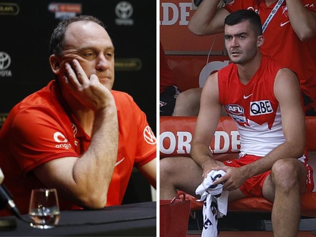 John Longmire and Logan McDonald. Photos: News Corp/Phil Hillyard