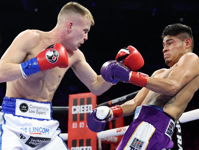 Liam Wilson was left shattered at the same venue after his drama-charged loss to Emanuel Navarrete. Picture: Getty Images