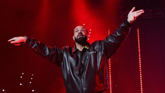 Drake, the most commercially successful rapper of the past decade, fired back with ‘Family Matters,’ where he alleged that Kendrick Lamar had physically abused his fiancee. Picture: Prince Williams/Getty Images