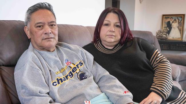 Taylors Hill resident Poki Matakovi (left), 62, nearly died last month after contracting Legionnaires. Picture: Tony Gough