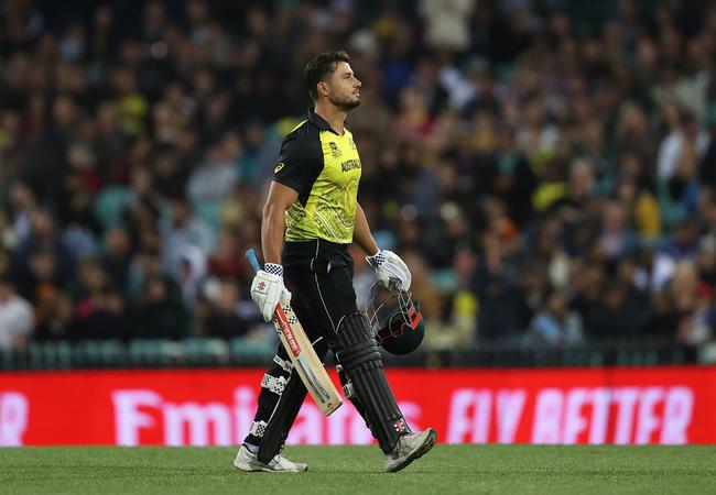 Marcus Stoinis says putting runs on the board is a definite tactic in big games. Picture: Getty