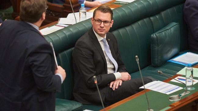 Stephen Knoll during Question Time on July 23, 2020. Picture: Matt Loxton