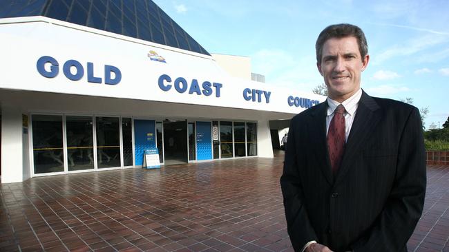 Early photograph of Dale Dickson outside the old chambers at Evandale.